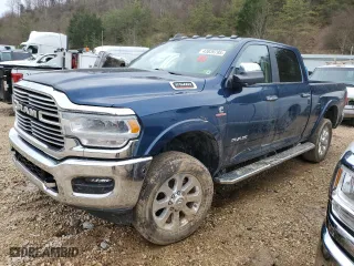 2022 Ram 2500 Laramie with VIN 3C6UR5FL9NG309322, listed as a Copart auction lot 43839795 with 112,037 mi miles and Salvage Title. Bid and sale history available at carsss.com. Image 1.