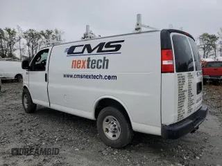 2020 Chevrolet Express Cargo with VIN 1GCWGAFP7L1271104, listed as a Copart auction lot 50661145 with Not provided miles and Salvage title. Bid and sale history available at DreamBid. Image 2.