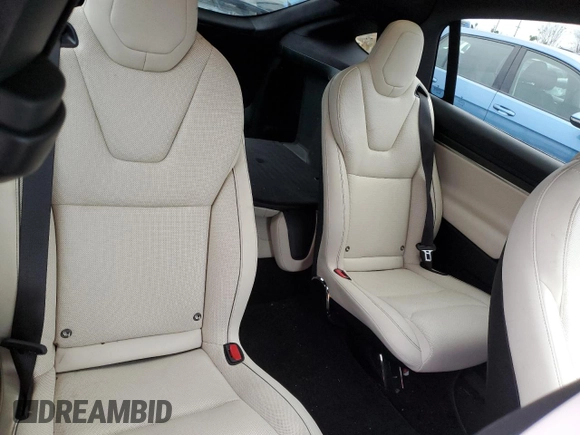 2023 Tesla Model X Plaid with VIN 7SAXCBE62PF405922, listed as a Copart auction lot 53826915 with 1,358 mi miles and Salvage Title. Bid and sale history available at DreamBid. Image 11.