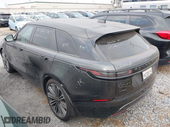 2024 Land Rover Range Rover Velar Dynamic SE with VIN SALYL2EX5RA381632, listed as a IAAI auction lot 42262189 with 23,135 mi miles and . Bid and sale history available at DreamBid. Image 3.