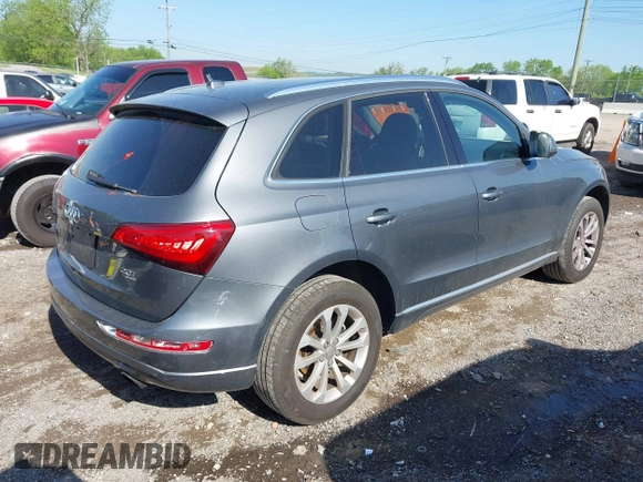 2013 Audi Q5 Premium Plus with VIN WA1LFAFP8DA092412, listed as a IAAI auction lot 41972306 with 134,602 mi miles and . Bid and sale history available at DreamBid. Image 4.