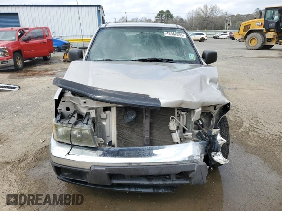 2005 Chevrolet Colorado 1SB LS Z85 with VIN 1GCCS136758221598, listed as a Copart auction lot 48968995 with 147,186 mi miles and Salvage Title. Bid and sale history available at carsss.com. Image 5.