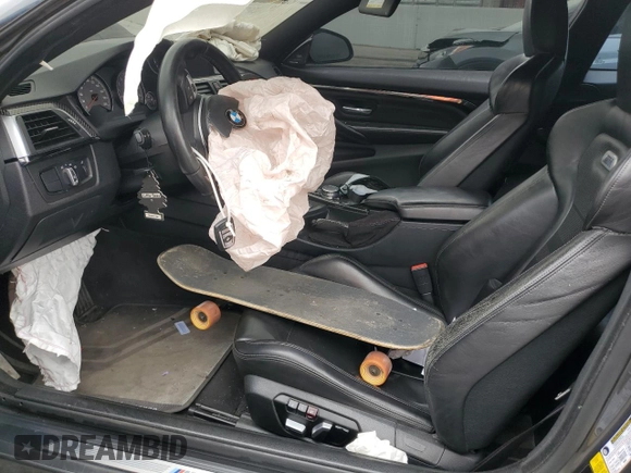 2017 BMW M4 with VIN WBS3R9C59HK709453, listed as a Copart auction lot 55698025 with 108,200 mi miles and Salvage title. Bid and sale history available at DreamBid. Image 7.