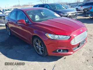2013 Ford Fusion Titanium with VIN 3FA6P0K95DR163532, listed as a IAAI auction lot 41639418 with 147,371 mi miles. Bid and sale history available at carsss.com. Image 1.