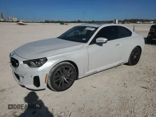 2023 BMW 2 Series 230i xDrive with VIN 3MW33CM07P8D21577, listed as a Copart auction lot 80245204 with 27,606 mi miles and Salvage Title. Bid and sale history available at carsss.com. Image 1.