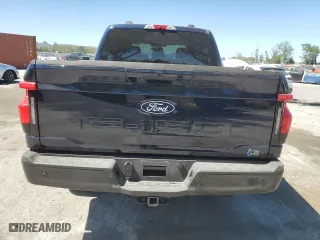 2024 Ford F-150 Lightning Flash with VIN 1FT6W3L7XRWG19735, listed as a Copart auction lot 50089495 with 7,764 mi miles and Salvage Title. Bid and sale history available at carsss.com. Image 6.