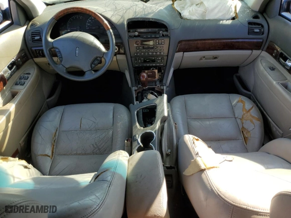 2002 Lincoln LS w/Base Pkg with VIN 1LNHM86S82Y645199, listed as a Copart auction lot 44349045 with 0 mi miles and Non Repairable. Bid and sale history available at carsss.com. Image 8.