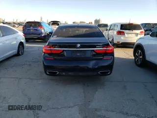 2016 BMW 7 Series 750i xDrive with VIN WBA7F2C52GG417621, listed as a Copart auction lot 72377382 with 0 mi miles. Bid and sale history available at carsss.com. Image 6.