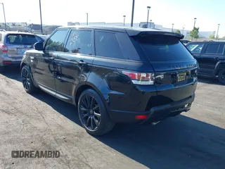 2016 Land Rover Range Rover Sport HSE with VIN SALWR2VF0GA562390, listed as a IAAI auction lot 42819528 with 80,734 mi miles and . Bid and sale history available at DreamBid. Image 3.