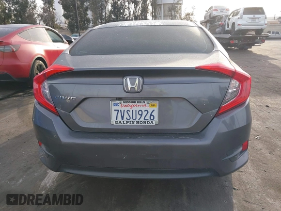 2017 Honda Civic Sedan LX with VIN 19XFC2F59HE204377, listed as a IAAI auction lot 41706604 with 160,114 mi miles. Bid and sale history available at carsss.com. Image 17.