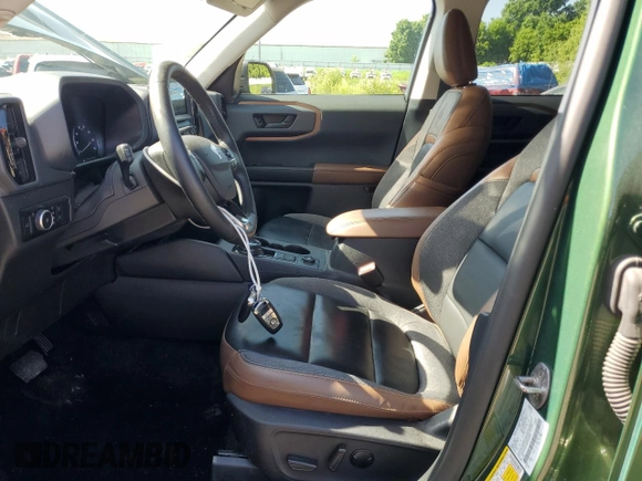 2024 Ford Bronco Sport Outer Banks with VIN 3FMCR9C69RRE22039, listed as a Copart auction lot 61914825 with 32,942 mi miles and Clean title. Bid and sale history available at DreamBid. Image 7.