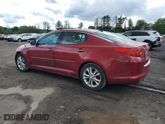 2013 Kia Optima EX z VIN 5XXGN4A72DG245695, wystawiony jako Copart lot #57225035 z przebiegiem 80 005 mil mil oraz Szkoda całkowita • Salvage title. Historia ofert i sprzedaży dostępna na DreamBid. Obrazek 2.