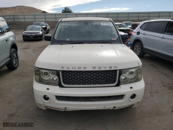 2009 Land Rover Range Rover Sport HSE with VIN SALSK25449A189035, listed as a Copart auction lot 47131605 with 0 mi miles and Salvage Title. Bid and sale history available at carsss.com. Image 5.
