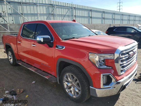 2022 GMC Sierra 1500 Limited SLT with VIN 3GTU9DET5NG182184, listed as a Copart auction lot 79754704 with 107,554 mi miles and Salvage Title. Bid and sale history available at carsss.com. Image 4.