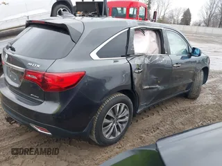 2014 Acura MDX Tech Pkg with VIN 5FRYD4H43EB504717, listed as a IAAI auction lot 41126914 with 1 mi miles. Bid and sale history available at carsss.com. Image 4.