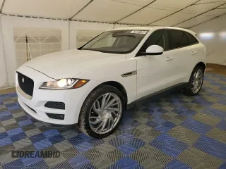 2018 Jaguar F-Pace 30t Premium with VIN SADCJ2GX2JA236772, listed as a Copart auction lot 53694155 with 59,433 mi miles and Clean Title. Bid and sale history available at DreamBid. Image 1.