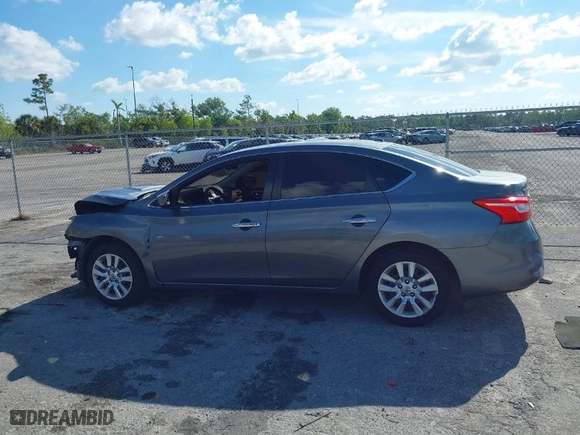 2017 Nissan Sentra SV with VIN 3N1AB7AP3HL642104, listed as a IAAI auction lot 41898136 with 83,495 mi miles. Bid and sale history available at carsss.com. Image 14.