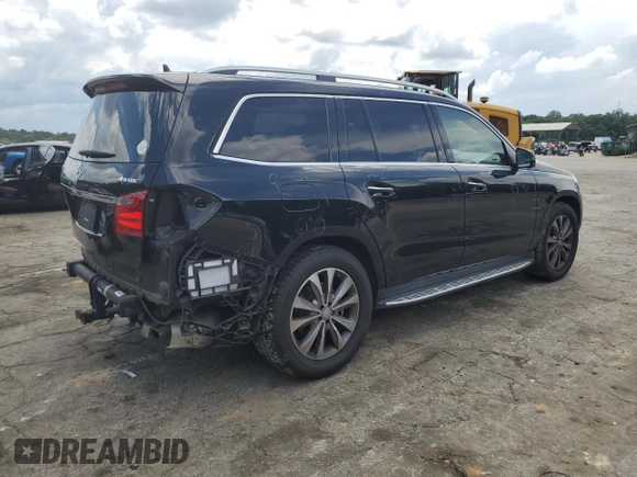 2015 Mercedes-Benz GL-Class GL 450 with VIN 4JGDF6EE9FA612607, listed as a Copart auction lot 58969753 with 108,141 mi miles. Bid and sale history available at carsss.com. Image 3.