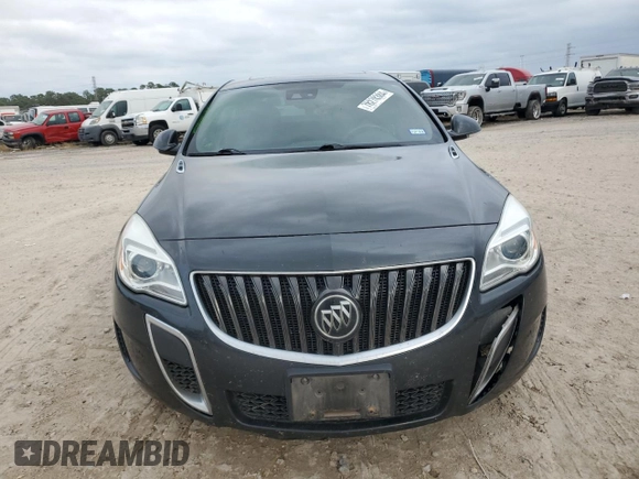 2015 Buick Regal GS with VIN 2G4GT5GX4F9291988, listed as a Copart auction lot 78278384 with 168,480 mi miles and Salvage Title. Bid and sale history available at DreamBid. Image 5.