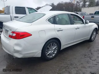 2011 Infiniti M37 with VIN JN1BY1AR4BM372749, listed as a IAAI auction lot 41853558 with 132,912 mi miles. Bid and sale history available at carsss.com. Image 4.