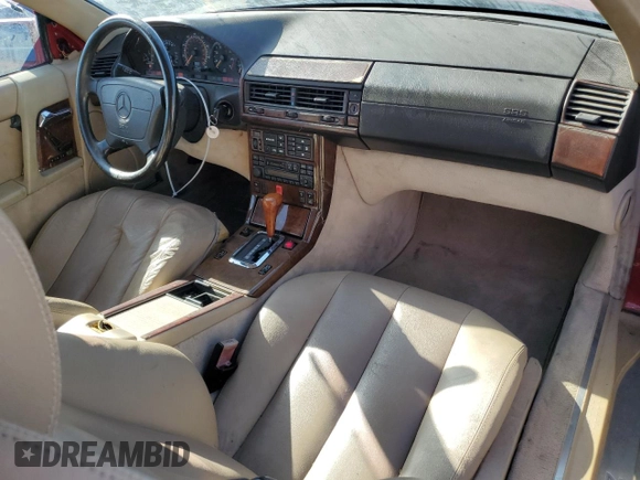 1994 Mercedes-Benz SL 5.0L with VIN WDBFA67E8RF096304, listed as a Copart auction lot 52982185 with 218,302 mi miles and Clean title. Bid and sale history available at DreamBid. Image 8.