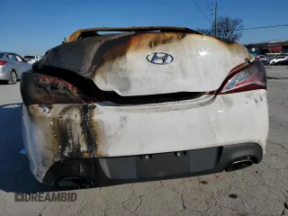 2013 Hyundai Genesis Coupe Track z VIN KMHHU6KJ8DU083512, wystawiony jako Copart lot #41666345 z przebiegiem Nie podano mil oraz Nie do naprawy • Non repairable. Historia ofert i sprzedaży dostępna na DreamBid. Obrazek 6.