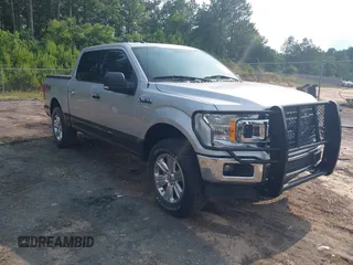 2018 Ford F-150 XL with VIN 1FTEW1E50JFE38143, listed as a IAAI auction lot 42426811 with 115,430 mi miles and . Bid and sale history available at DreamBid. Image 1.