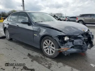 2006 BMW 3 Series 325i with VIN WBAVB13566PT04489, listed as a Copart auction lot 51803725 with 90,734 mi miles and Salvage title. Bid and sale history available at DreamBid. Image 4.