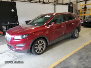 2019 Lincoln MKC Select with VIN 5LMCJ2C96KUL03000, listed as a Copart auction lot 45870595 with 52,726 mi miles and Salvage Title. Bid and sale history available at carsss.com. Image 1.
