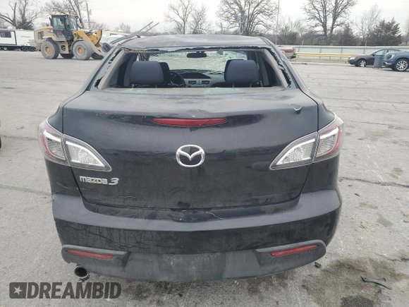 2011 Mazda 3 i Touring with VIN JM1BL1VF9B1403040, listed as a Copart auction lot 48612145 with 181,218 mi miles and Salvage Title. Bid and sale history available at carsss.com. Image 6.