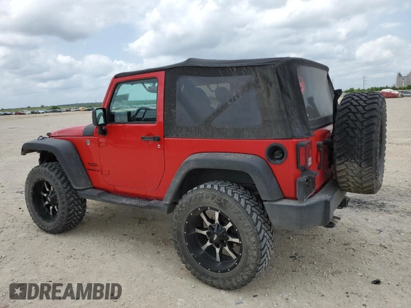 2017 Jeep Wrangler Sport с VIN 1C4AJWAG0HL664146, выставлен на аукционе Copart как лот 54006985 с пробегом 38 008 миль миль и Списание • Salvage title. История ставок и продаж доступна на DreamBid. Изображение 2.