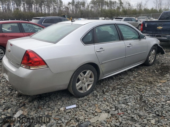 2014 Chevrolet Impala LT with VIN 2G1WB5E38E1177128, listed as a Copart auction lot 43871255 with 145,386 mi miles and Salvage Title. Bid and sale history available at DreamBid. Image 3.