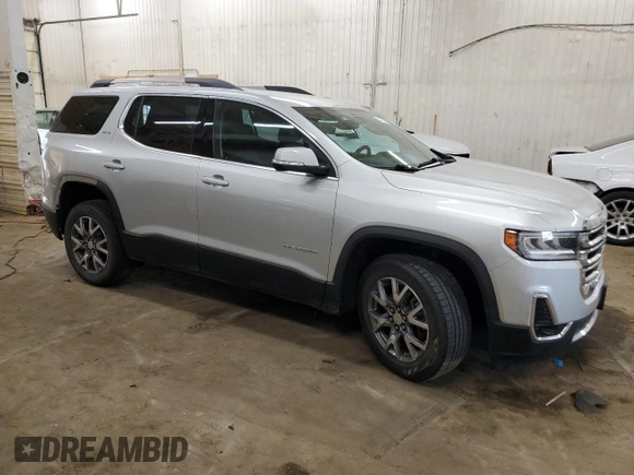 2020 GMC Acadia SLT with VIN 1GKKNULS1LZ163551, listed as a Copart auction lot 49794235 with 61,259 mi miles and Salvage Title. Bid and sale history available at DreamBid. Image 4.