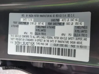 2018 Mazda 3 Touring z VIN 3MZBN1L35JM271525, wystawiony jako IAAI lot #42112552 z przebiegiem 107 299 mil mil oraz . Historia ofert i sprzedaży dostępna na DreamBid. Obrazek 9.