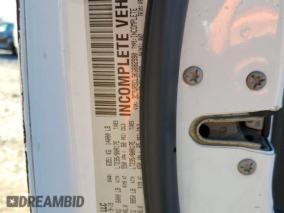 2019 Ram 3500 Tradesman with VIN 3C7WRSCL3KG682990, listed as a Copart auction lot 80429414 with 0 mi miles and Clean Title. Bid and sale history available at carsss.com. Image 12.