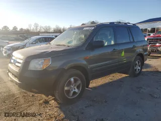 2006 Honda Pilot EX-L with RES with VIN 5FNYF28636B005046, listed as a Copart auction lot 87370014 with 249,354 mi miles and Salvage Title. Bid and sale history available at carsss.com. Image 1.