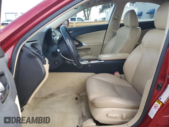 2006 Lexus IS 350 with VIN JTHBE262165010819, listed as a Copart auction lot 63596435 with 173,806 mi miles and Clean title. Bid and sale history available at DreamBid. Image 7.