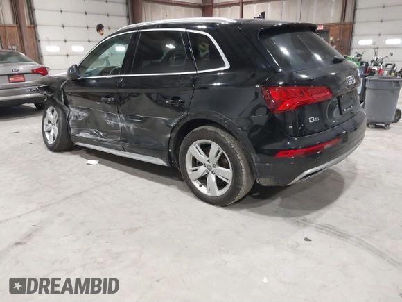 2018 Audi Q5 Premium Plus with VIN WA1BNAFY0J2237648, listed as a IAAI auction lot 41749808 with 103,566 mi miles. Bid and sale history available at carsss.com. Image 3.