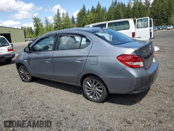 2018 Mitsubishi Mirage ES z VIN ML32F3FJ2JHF07841, wystawiony jako Copart lot #57681975 z przebiegiem 38 271 mil mil oraz Szkoda całkowita • Salvage title. Historia ofert i sprzedaży dostępna na DreamBid. Obrazek 2.