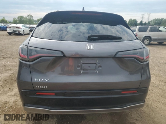 2024 Honda HR-V EX-L with VIN 3CZRZ2H72RM746142, listed as a Copart auction lot 59105515 with 10,962 mi miles and Salvage title. Bid and sale history available at DreamBid. Image 6.