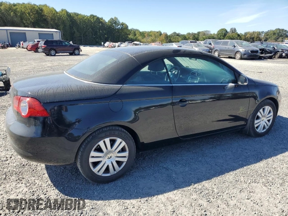 2008 Volkswagen Eos Turbo z VIN WVWAA71F18V049221, wystawiony jako Copart lot #75855374 z przebiegiem 157 657 mil mil oraz Szkoda całkowita • Salvage title. Historia ofert i sprzedaży dostępna na DreamBid. Obrazek 3.