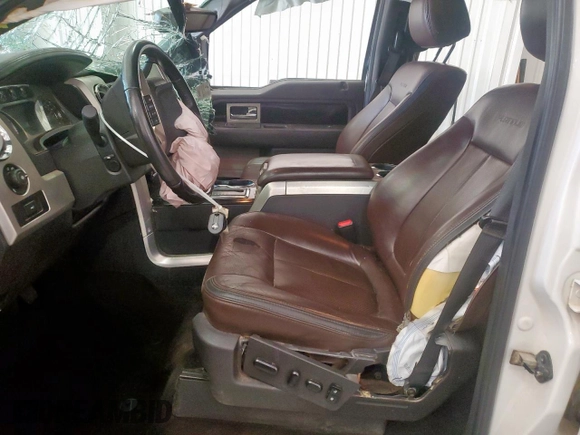 2012 Ford F-150 XL with VIN 1FTFW1ETXCFC76351, listed as a Copart auction lot 62602085 with 224,219 mi miles and Salvage title. Bid and sale history available at DreamBid. Image 7.