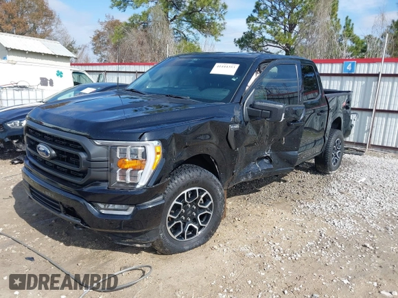2022 Ford F-150 XL with VIN 1FTFW1E50NFB13499, listed as a IAAI auction lot 41444353 with 60,784 mi miles. Bid and sale history available at carsss.com. Image 2.