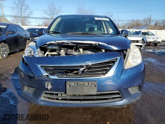2012 Nissan Versa SV with VIN 3N1CN7AP8CL880295, listed as a Copart auction lot 46286555 with 140,207 mi miles and Salvage Title. Bid and sale history available at carsss.com. Image 5.