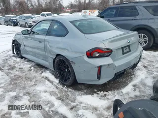 2024 BMW M2 with VIN 3MF13DM03R8E21191, listed as a IAAI auction lot 41294893 with 9,123 mi miles. Bid and sale history available at carsss.com. Image 3.