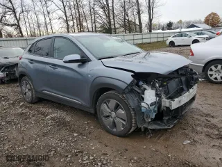 2019 Hyundai Kona Electric Limited with VIN KM8K33AG7KU023733, listed as a Copart auction lot 74735563 with 52,023 mi miles. Bid and sale history available at carsss.com. Image 4.
