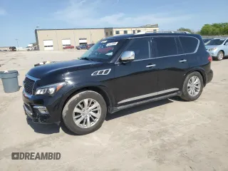 2016 Infiniti QX80 with VIN JN8AZ2ND4G9801512, listed as a Copart auction lot 51221605 with 162,774 mi miles and Clean Title. Bid and sale history available at carsss.com. Image 1.