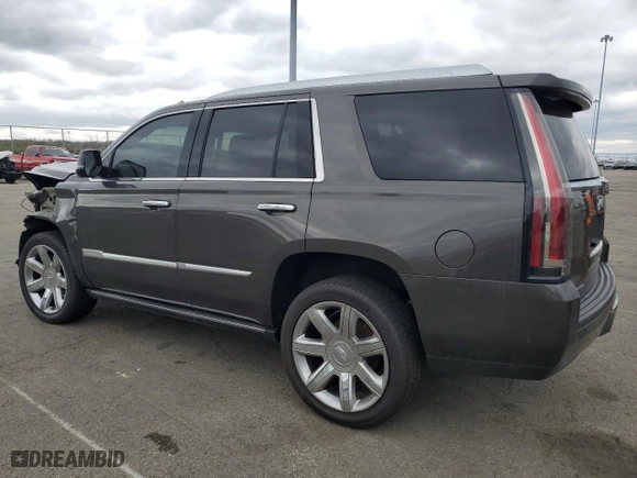 2020 Cadillac Escalade Premium Luxury with VIN 1GYS4CKJ7LR156518, listed as a Copart auction lot 53136925 with 87,706 mi miles and Salvage Title. Bid and sale history available at carsss.com. Image 2.