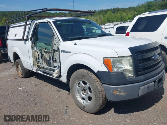 2013 Ford F-150 XL with VIN 1FTMF1CM5DKD84369, listed as a IAAI auction lot 42185654 with Not Provided miles and . Bid and sale history available at carsss.com. Image 1.