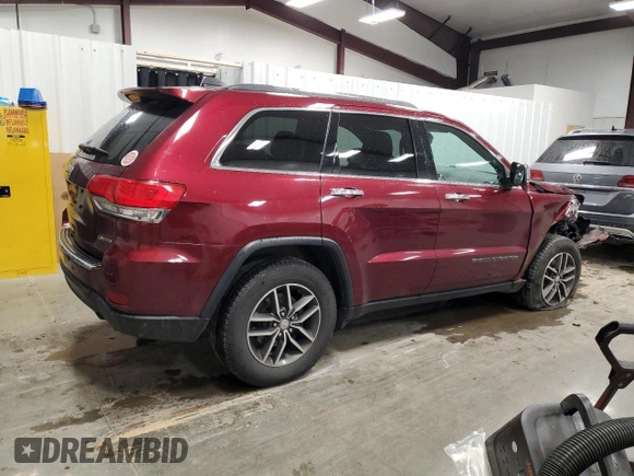 2018 Jeep Grand Cherokee Limited with VIN 1C4RJFBG0JC304298, listed as a Copart auction lot 57726305 with 145,944 mi miles and Salvage title. Bid and sale history available at DreamBid. Image 3.